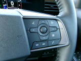 ハンドルスイッチで車両設定・オーディオの選曲などが出来、安全性もアップ。
