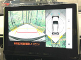 【パノラミックビューモニター】専用のカメラにより、上から見下ろしたような視点で360度クルマの周囲を確認することができます☆死角部分も確認しやすく、狭い場所での切り返しや駐車もスムーズに行えます。