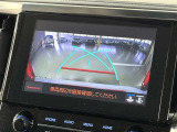 【バックモニター】 車庫入れの後方確認や、バックで駐車場に出入りの際等に後方を確認するのをお手伝いできます