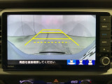 リアカメラ付で、後方をナビ画面で確認。車庫入れも安心です。もちろん、バックギアと連動しています。