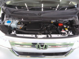自慢のエンジンはパワードbyHONDAです。精度とバランスにこだわって、低回転からスムースなパワーを発揮します。