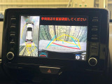 【パノラミックビューモニター】専用のカメラにより、上から見下ろしたような視点で360度クルマの周囲を確認することができます☆縦列駐車や幅寄せ時に活躍してくれます♪