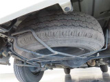 スペアタイヤ装着車です
