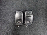 キーを取り出さずにドアを施錠&解錠。クルマの始動も可能です。