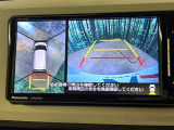 【パノラマモニター】専用のカメラにより、上から見下ろしたような視点で360度クルマの周囲を確認することができます☆死角部分も確認しやすく、狭い場所での切り返しや駐車もスムーズに行えます。