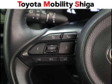 ステアリングスイッチ搭載!手を離さずに手元のスイッチでさまざまな操作が可能。運転中、視線をそらさなくても操作ができて安全です!