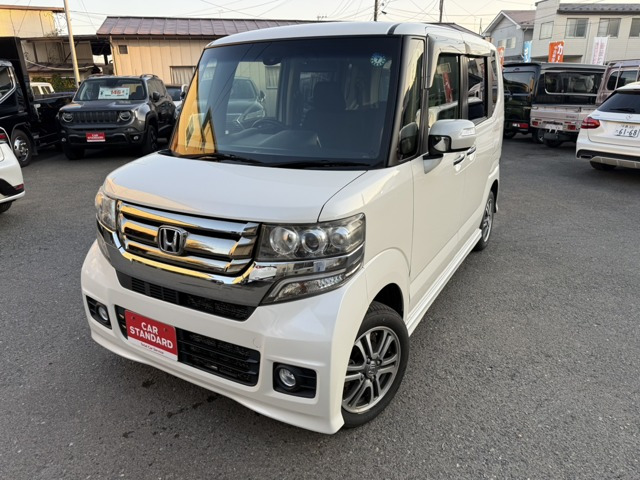 N-BOXカスタム G SSパッケージ 4WD 社外ナビ/フルセグ/Bt対応ナビ/バックカメ