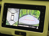 【全方位モニター用カメラ】専用のカメラにより、上から見下ろしたような視点で360度クルマの周囲を確認することができます☆死角部分も確認しやすく、狭い場所での切り返しや駐車もスムーズに行えます。