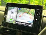 【アラウンドビューモニター】専用のカメラにより、上から見下ろしたような視点で360度クルマの周囲を確認することができます☆死角部分も確認しやすく、狭い場所での切り返しや駐車もスムーズに行えます。