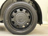 純正スチールホイール,キャップ付です!タイヤサイズは155/65R14