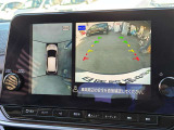 アラウンドビューモニターです!上空から貴方のお車をモニタニングしている様に車両の周りの安全確認が出来ます!