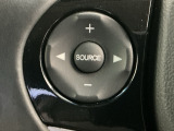 ステアリングにオーディオ操作スイッチが付いています。オーディオ画面に直接タッチしなくても操作が出来ますので、運転に集中できます。