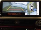 車両を上から見たような映像を映し出すパノラミックビューモニター付きです。