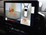 バックガイドモニターを装備しています、車庫入れもラクラクです。パノラミックビューモニターを搭載しています、上からの画像も表示されます。