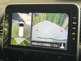 【アラウンドビューモニター】専用のカメラにより、上から見下ろしたような視点で360度クルマの周囲を確認することができます☆死角部分も確認しやすく、狭い場所での切り返しや駐車もスムーズに行えます。