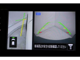 全方位モニター画像です。フロントと左側表示です。