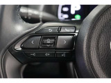 マルチインフォメーションディスプレイの操作スイッチがハンドル部にあります!みたい情報をすぐに確認できます。