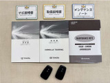基本操作はもちろん、困った時に役立つ取扱説明書、整備歴が確認出来るメンテナンスノートが付いてます。安心ですね☆☆