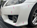 フロントバンパーキズ、凹み、退色