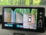 【マルチビューカメラシステム】専用のカメラにより、上から見下ろしたような視点で360度クルマの周囲を確認することができます☆死角部分も確認しやすく、狭い場所での切り返しや駐車もスムーズに行えます。