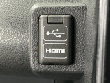 【USB接続端子&HDMI端子】オーディオとの連携でスマホやiPod等の音声を!HDMI接続ではスマホの画面をディスプレイにミラーリング!いつものコンテンツを車内でもお楽しみいただけます♪