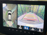 【全方位モニター用カメラ】専用のカメラにより、上から見下ろしたような視点で360度クルマの周囲を確認することができます☆死角部分も確認しやすく、狭い場所での切り返しや駐車もスムーズに行えます。