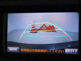 バックガイドモニターを装備しています、車庫入れもラクラクです。