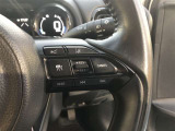 【ステアリングスイッチ】右です。ステアリングから手を離さず、運転に集中したまま手元でレーダークルーズコントロールの操作などができます。