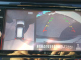 アラウンドビューモニター。上空から見下ろしているかのような映像を映し出して、駐車をスムースにアシストします。