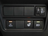 非常時やキャンプなどに役立つAC100Vコンセント付きです。
