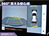 フロントモニター・サイドモニター・バックモニターを使用し、車を上から見たような映像で駐車が出来ます!