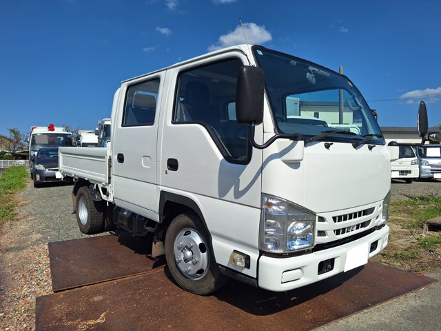 エルフ 3.1 ダブルキャブ フルフラットロー ディーゼル AT 荷台鉄板 全塗装済 ETC