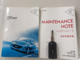 取り扱い説明書・整備手帳が揃ってますので安心です。