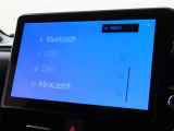 オーディオソース選択画面です。Bluetoothオーディオをご利用いただけます。