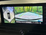 【アラウンドビューモニター】専用のカメラにより、上から見下ろしたような視点で360度クルマの周囲を確認することができます☆死角部分も確認しやすく、狭い場所での切り返しや駐車もスムーズに行えます。