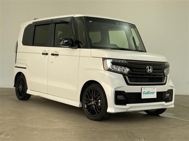 N-BOXカスタム L ターボ スタイルプラス ブラック ワンオーナー 修復歴無し