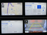 ナビ、メニュー画面、バックモニターの画像です。