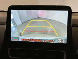 バックギアに入れると、このように後方が映し出されます!最終確認はご自身の目と耳で必ず行ってください!安全第一で!