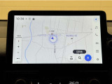 ナビ付きです。目的地を設定すれば、初めての場所でも簡単に行くことが出来ます。