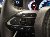 ステアリングスイッチではオーディオ操作が可能です。運転中のご利用は十分にご注意ください。