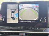【アラウンドビューモニター】上空から見下ろしているかのような映像で駐車をサポート。安心です。