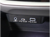 AUX端子、USBtypeC、USBtypeA端子が付いています。