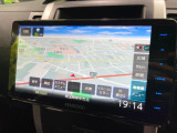 【大画面ナビ】人気の大型9インチナビを装備。存在感のある大画面はインパクト大!ナビ利用時のマップ表示は見やすく、テレビやDVDは臨場感がアップ!いつものドライブがグッと楽しくなります♪