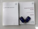 取り扱い説明書・整備手帳・スペアキーが揃ってますので安心です。