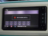 地デジ対応、フルセグデジタルTV放送が視聴できます。