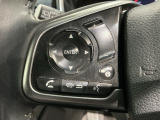 ステアリングにオーディオ操作スイッチが付いています。オーディオ画面に直接タッチしなくても操作が出来ますので、運転に集中できます。