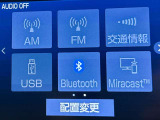 Bluetooth対応!スマホの音楽を再生することもできます。