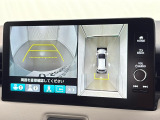 リアカメラ付で、後方をナビ画面で確認。車庫入れも安心です。もちろん、バックギアと連動しています。