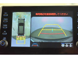 専用のカメラにより、上から見下ろしたような視点で360度クルマの周囲を確認することができます☆縦列駐車や幅寄せ時に活躍してくれます