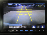 バックが苦手な方にもオススメなバックカメラ付き!広い画角で広範囲も見渡せます。